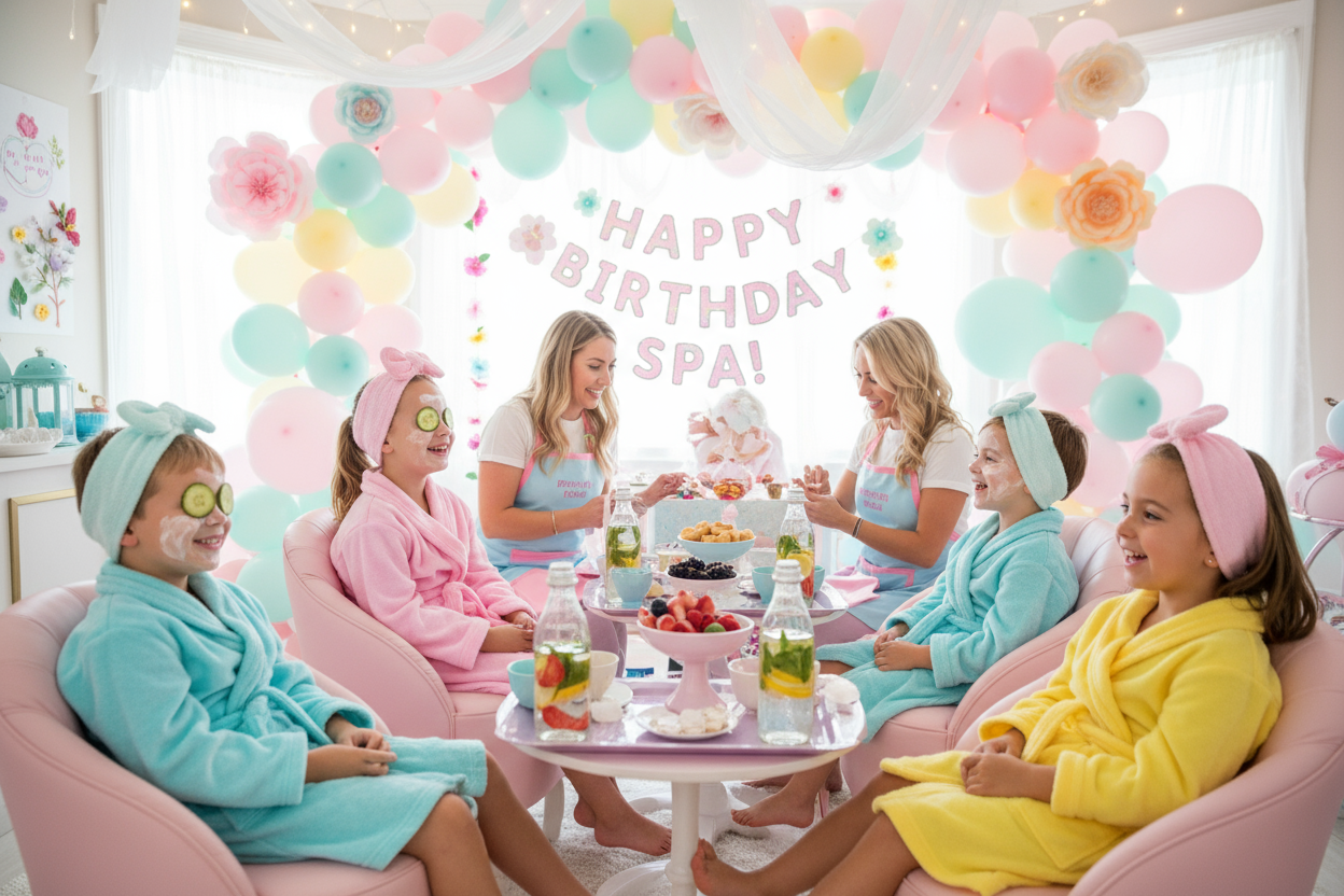 Kids Spa Birthday Party