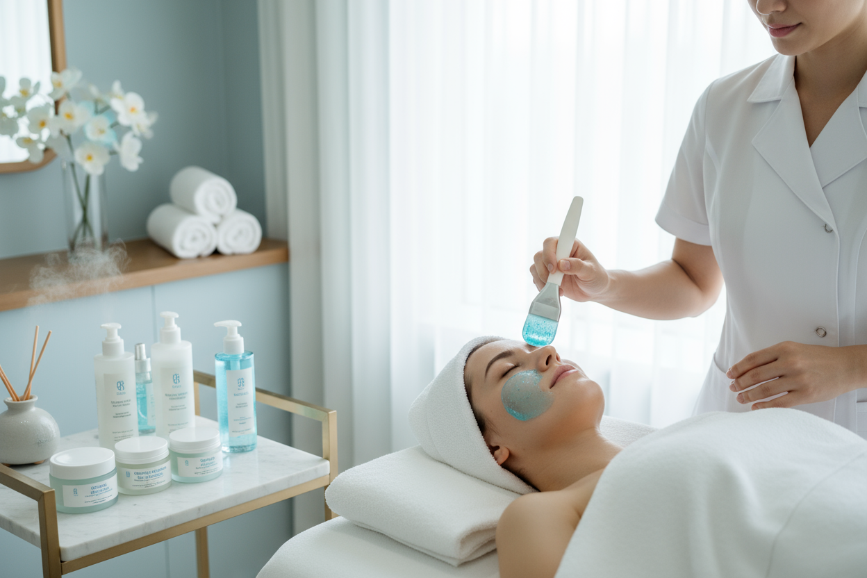 Spa Facial Blemish control cool peel